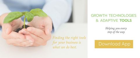 Eco-Friendly Business Tools App Advertisement with Nurtured Plant - Download Free Stock Templates Pikwizard.com