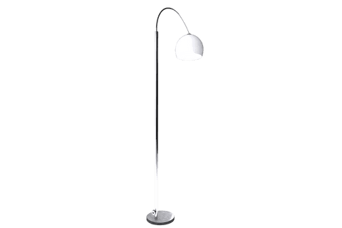 modern silver floor lamp illustration on transparent background - Download Free Stock Videos Pikwizard.com