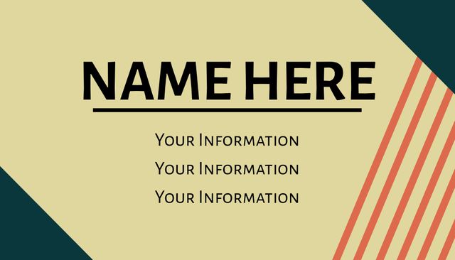 Professional Name Display Template with Minimalist Design - Download Free Stock Templates Pikwizard.com