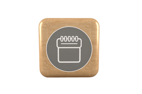 transparent wooden block with gray icon illustration - Download Free Stock Videos Pikwizard.com