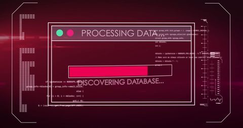 Digital Data Processing with Futuristic Interface Display - Download Free Stock Images Pikwizard.com