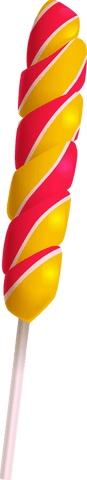 3D Twisted Spiral Lollipop with Red and Yellow Swirls on Transparent Background - Download Free Stock Videos Pikwizard.com