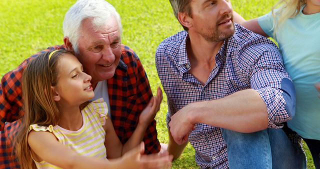 Multigenerational Family Enjoying Time Outdoors - Download Free Stock Images Pikwizard.com