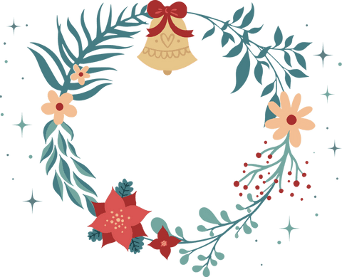Elegant Decorative Wreath with Festive Details on Transparent - Download Free Stock Videos Pikwizard.com