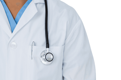 transparent background doctor with stethoscope and lab coat - Download Free Stock Videos Pikwizard.com