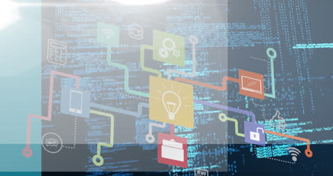 Abstract Network and Data Integration Concept