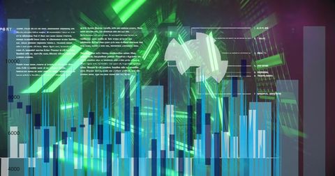 Digital Interface with Globe and Data Visualizations - Download Free Stock Images Pikwizard.com