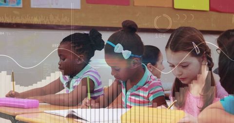 Diverse Children Engaged in Collaborative Classroom Learning