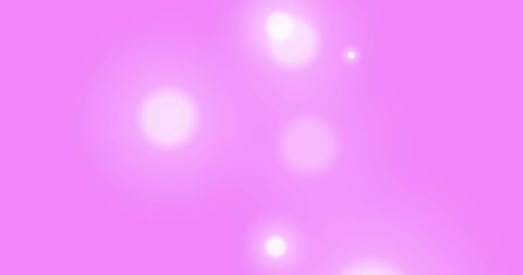 Bright glowing light spots on vibrant pink background