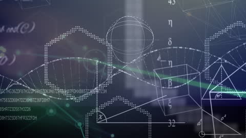 Geometric Science Concepts with DNA and Data Overlay