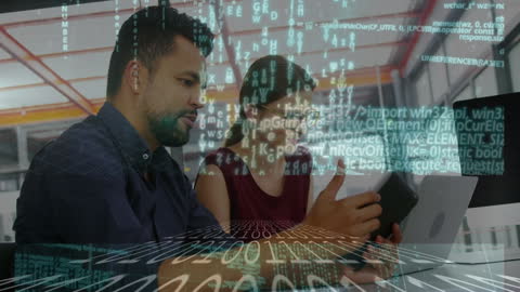 Digital Interface and Data Processing in Modern Office