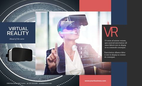 Virtual Reality Experience Showcasing Innovation and Excitement - Download Free Stock Templates Pikwizard.com