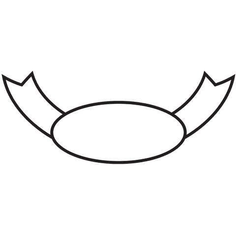 Abstract Ribbon Emblem Vector on Transparent Background - Download Free Stock Videos Pikwizard.com