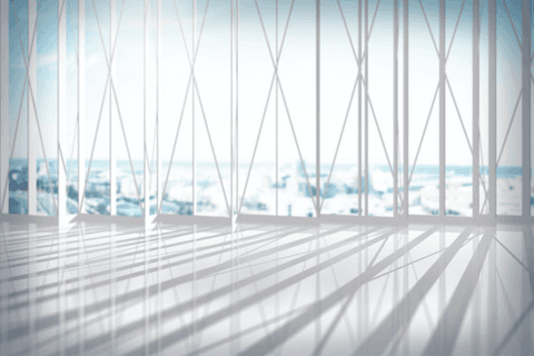 Transparent Modern Architecture with Skylines in View - Download Free Stock Videos Pikwizard.com