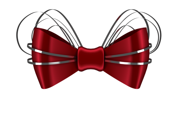 Digital Red Bow Tie Graphic on Transparent Background for Party - Download Free Stock Videos Pikwizard.com