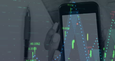Financial Analysis on Smartphone Screen Display