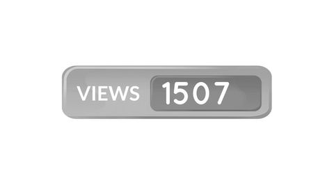 Animated View Counter Display with Modern Interface - Download Free Stock Images Pikwizard.com