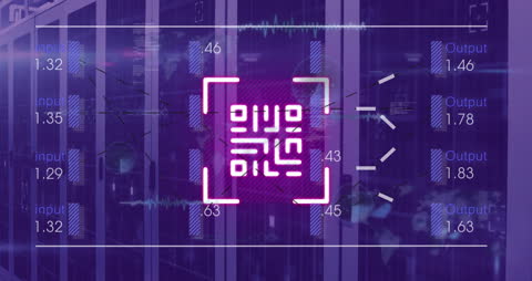 QR Code and Data Integration in Modern Server Room