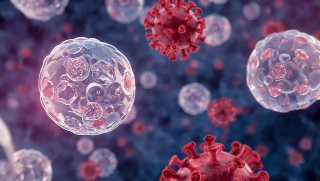 Glossy Liposome and Virus Nanoparticles Floating in Microscale Fluid with Iridescent Blue