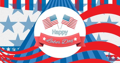 Labor Day Celebration with American Flag Theme - Download Free Stock Images Pikwizard.com
