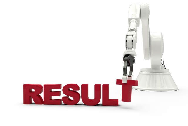 Industrial Robot Arm Building RESULT Text on Transparent Background - Download Free Stock Videos Pikwizard.com