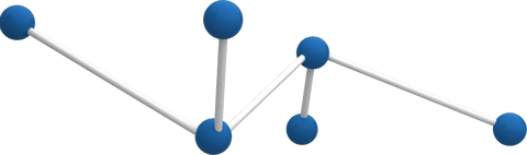 Blue Connected Molecule on Transparent Background Illustration - Download Free Stock Videos Pikwizard.com