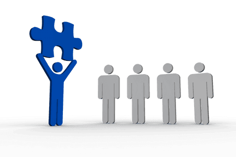 transparent business solution representation with puzzle and teamwork - Download Free Stock Videos Pikwizard.com