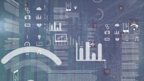 Digital Data Network with Wi-Fi Analytics and Graphs