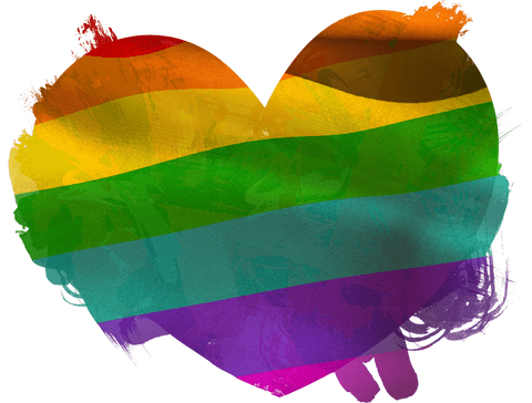 rainbow flag heart on transparent background pride celebration - Download Free Stock Videos Pikwizard.com