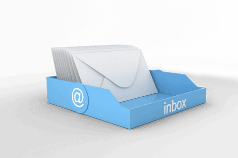 digital email inbox with envelopes on transparent background - Download Free Stock Videos Pikwizard.com