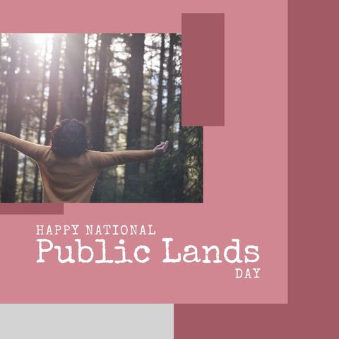 celebrating national public lands day in a lush forest - Download Free Stock Templates Pikwizard.com