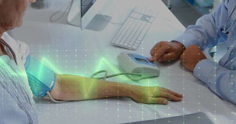Doctor and patient monitoring with digital cardiograph interface