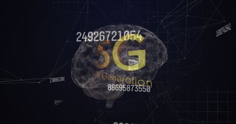 digital connectivity illustrated with 5g and brain interface - Download Free Stock Images Pikwizard.com