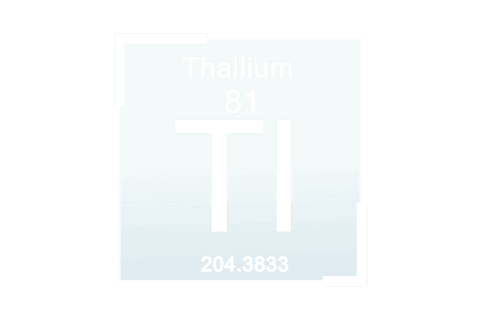 thallium periodic table element transparent design - Download Free Stock Videos Pikwizard.com