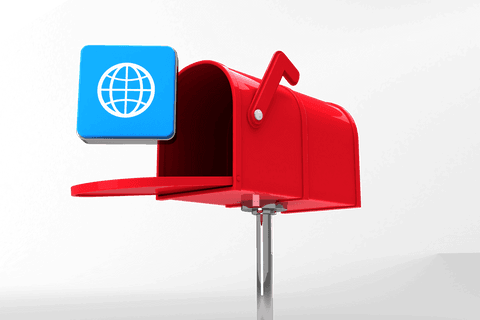 red mailbox with globe icon on transparent background - Download Free Stock Videos Pikwizard.com