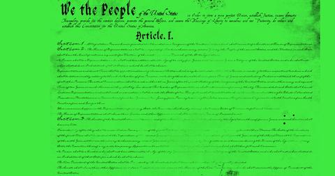 Animated US Constitution on Vivid Green Screen - Download Free Stock Images Pikwizard.com