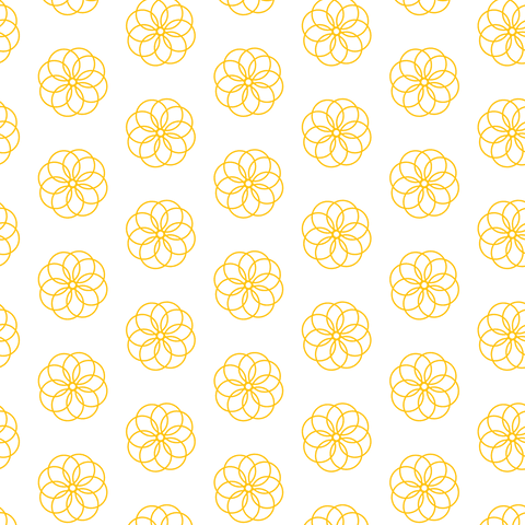 Yellow Floral Pattern on Transparent Background Abstract Design - Download Free Stock Videos Pikwizard.com