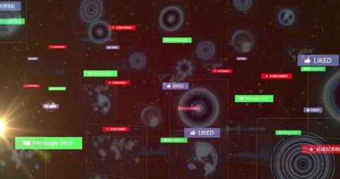 Digital Networking Concepts with Interactive Notifications in Cyberspace