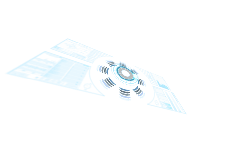 transparent high-tech volume dial interface illustration - Download Free Stock Videos Pikwizard.com