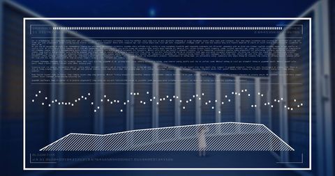 Digital Data Analytics with Futuristic Interface in Server Room - Download Free Stock Images Pikwizard.com