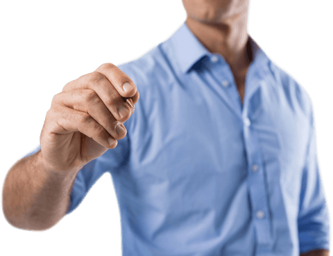 Businessman Writing on Invisible Transparent Surface - Download Free Stock Videos Pikwizard.com