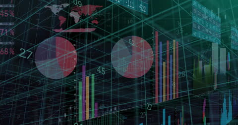 Animated Global Data Visualization with Charts and Graphs