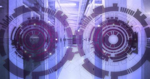 Abstract Data Scopes Over Computer Servers Highlight Technology - Download Free Stock Images Pikwizard.com