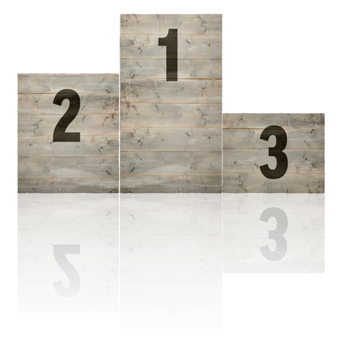 elevated wooden pedestal with numbers on transparent background - Download Free Stock Videos Pikwizard.com