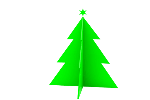 green christmas tree design on transparent background - Download Free Stock Videos Pikwizard.com