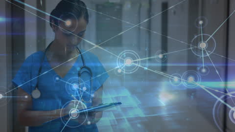 Digital Health Network with Multitasking Medical Professional