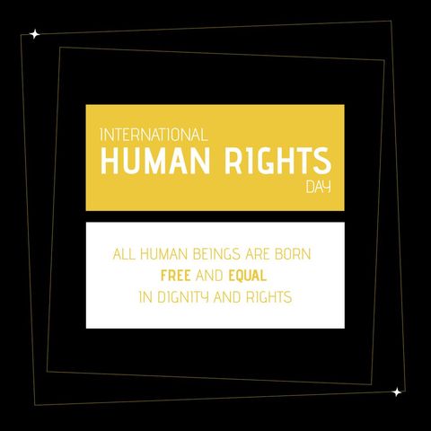 International Human Rights Day Social Media Graphic - Download Free Stock Templates Pikwizard.com