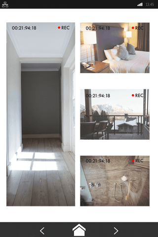 transparent view on smartphone display showing house interior monitoring - Download Free Stock Videos Pikwizard.com