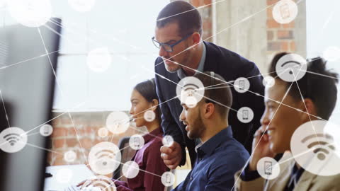 Diverse Team Collaborating with Network Overlays