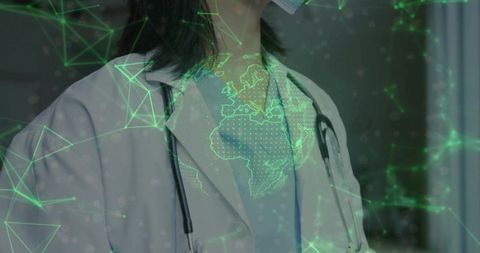 Masked Doctor Analyzing Global Digital Network in Medical Arena